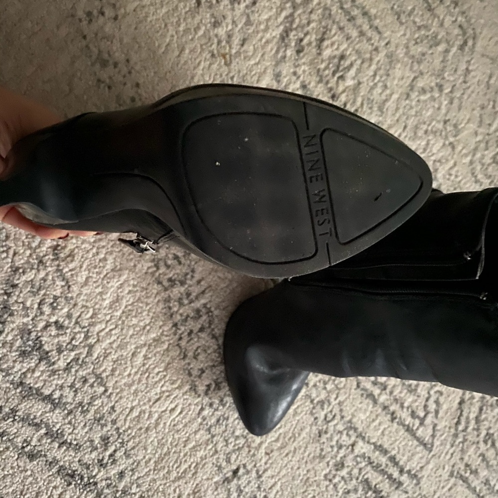Nine West black boot pumps - Picture 4 of 5